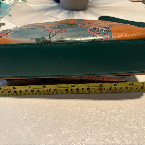 NWT Patricia Nash “Beautiful Girl”Crossbody Bag - Blue and Orange. Avellino bag - Picture 7 of 7